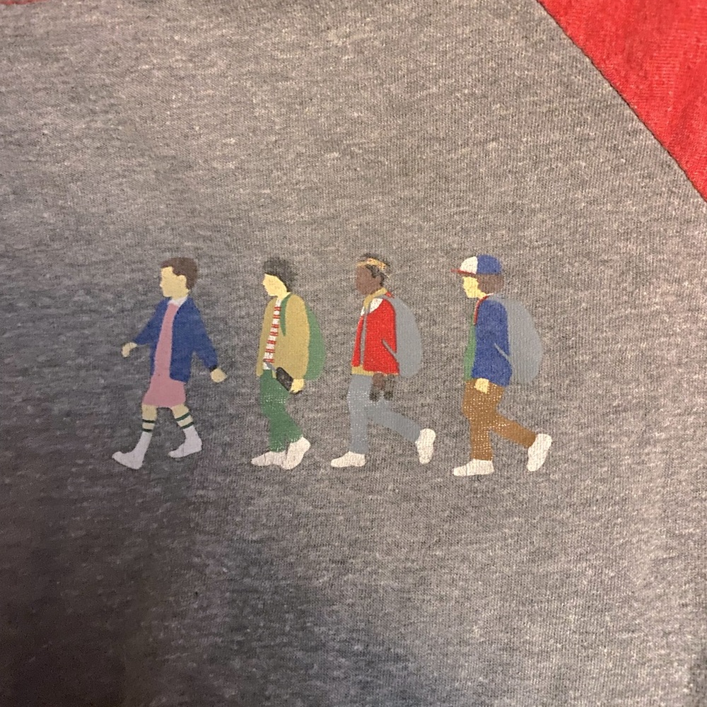 Stranger Things baseball jersey tee. Pre-loved.